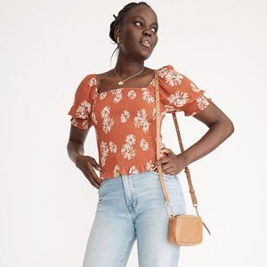 NWT:  Madewell Georgette Lucie Top - Runs Small